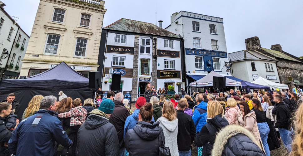 Stage performances at the Barbican Christmas Lights Switch-on
